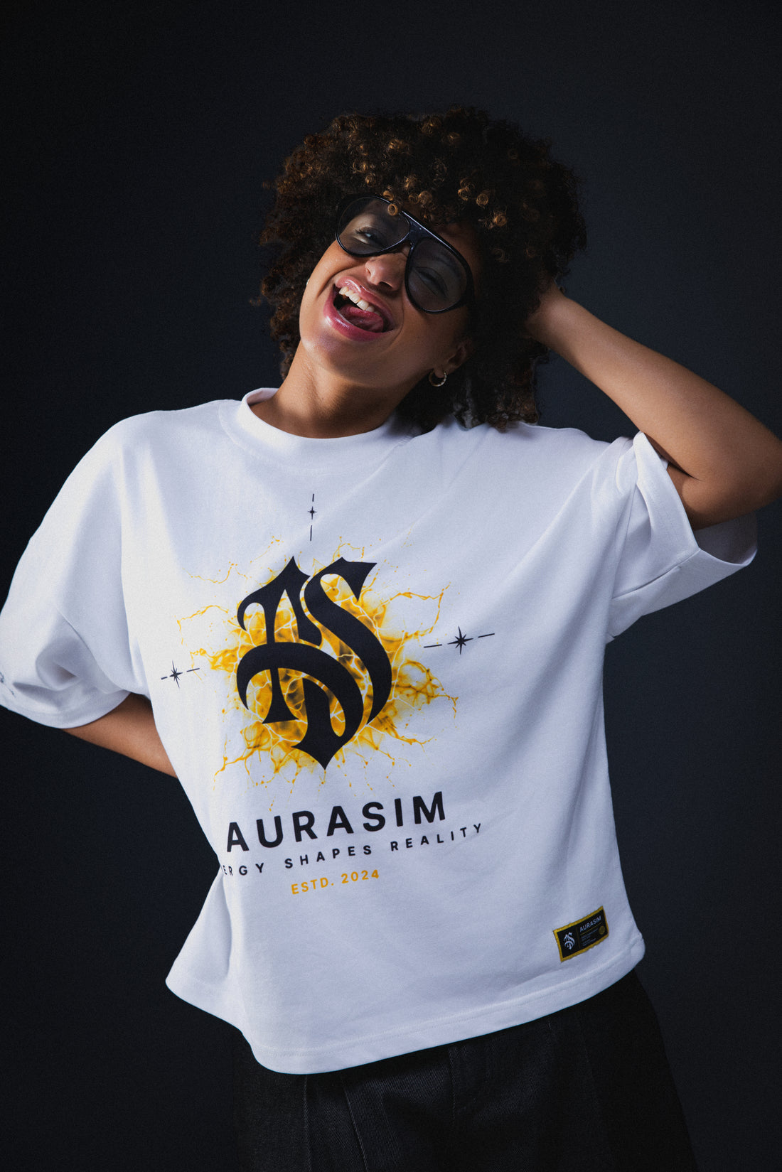 AURA Tee — Yellow