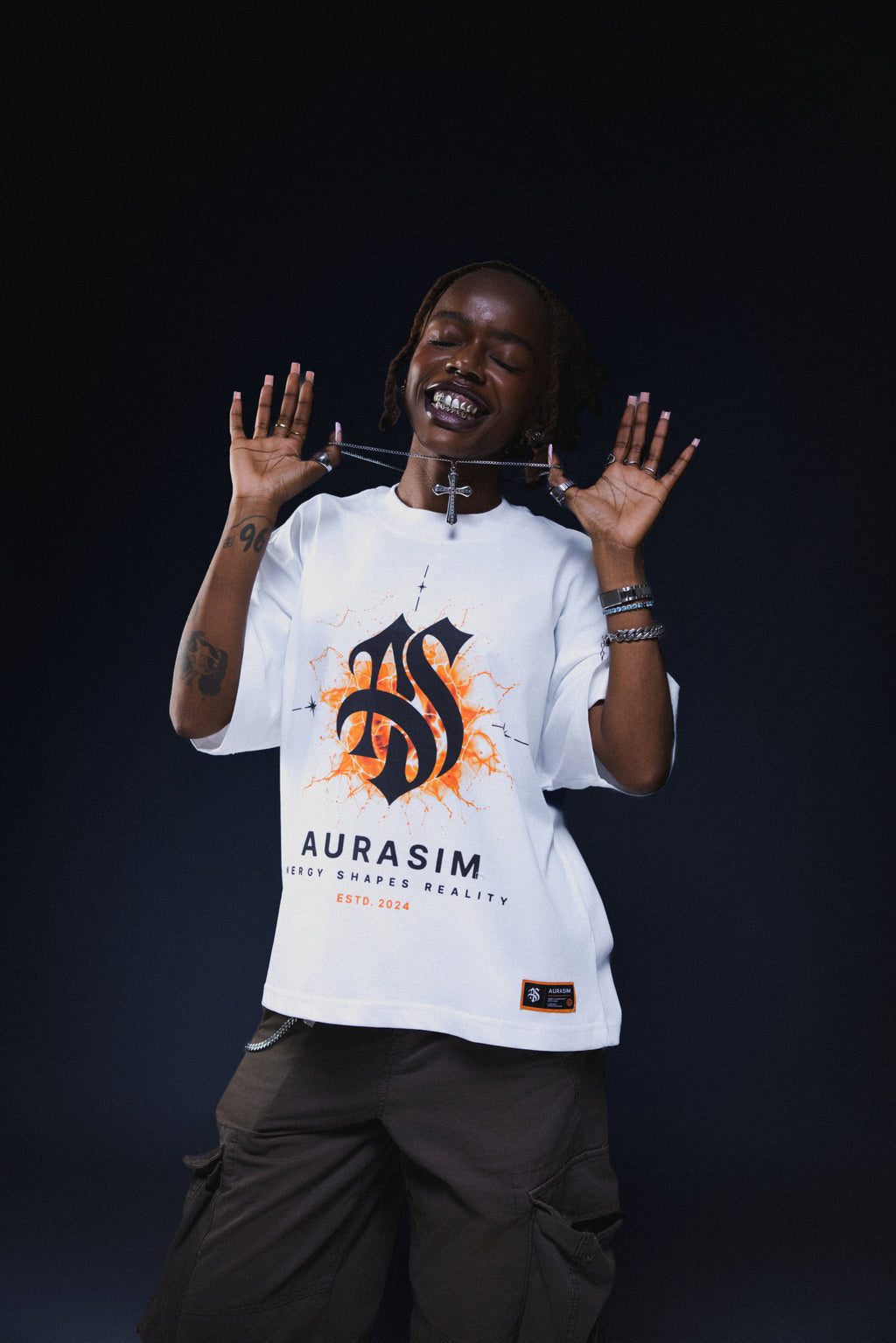 AURA Tee — Orange