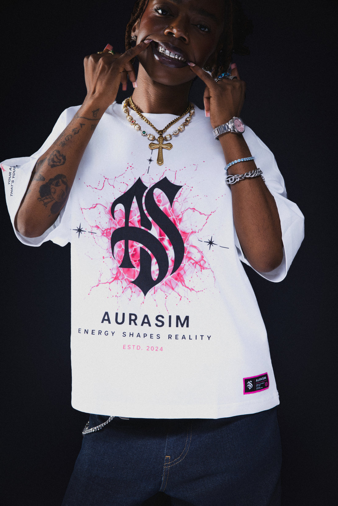 AURA Tee — Pink