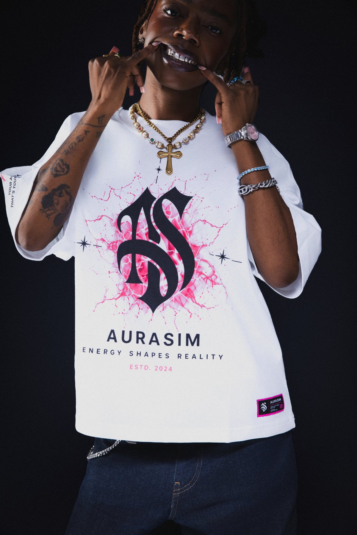 AURA Tee — Pink
