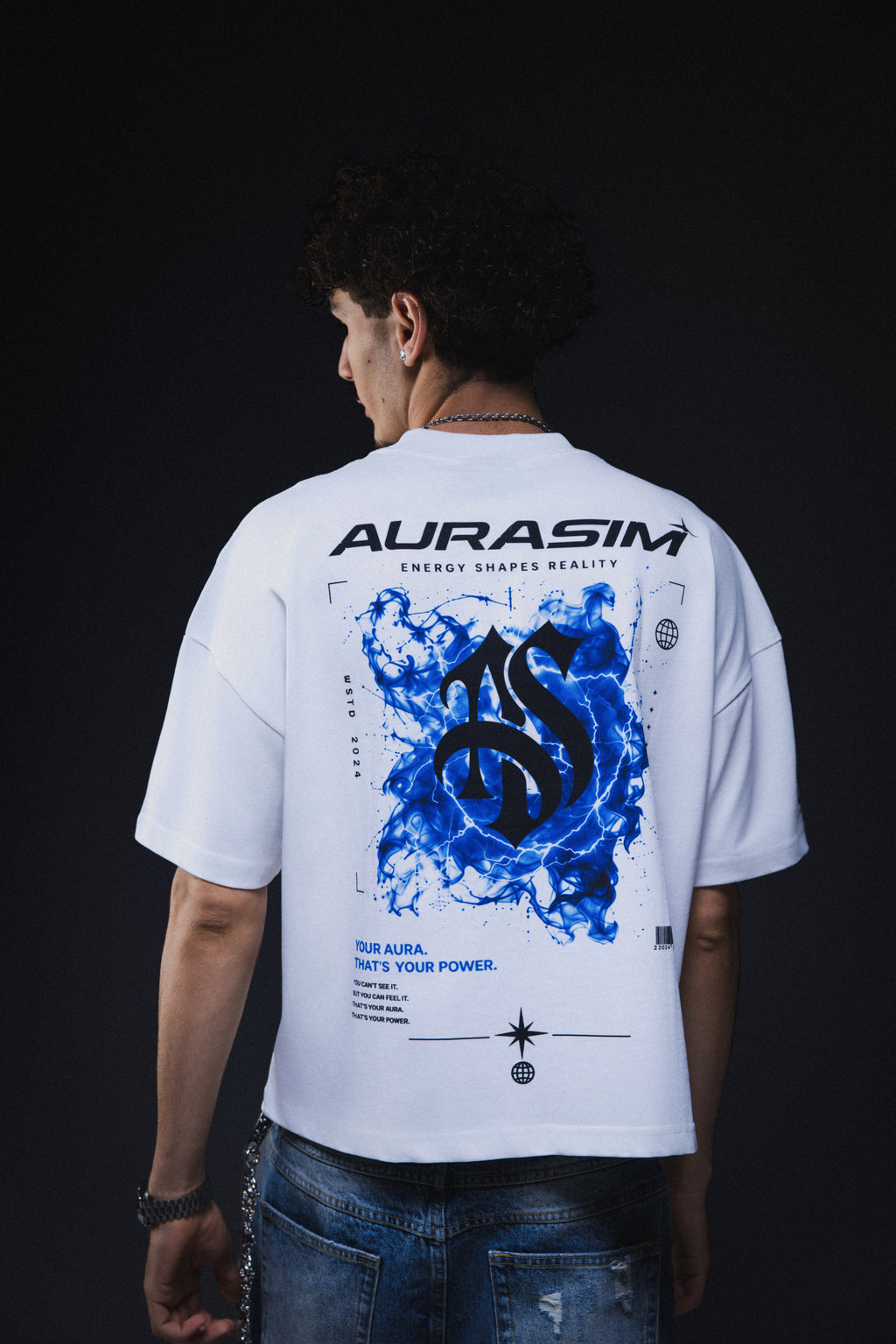 AURA Tee — Blue