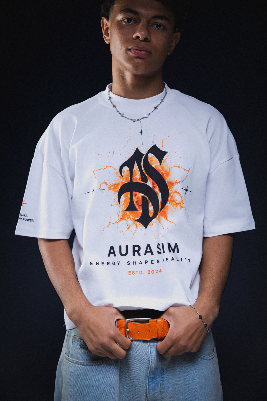AURA Tee — Orange
