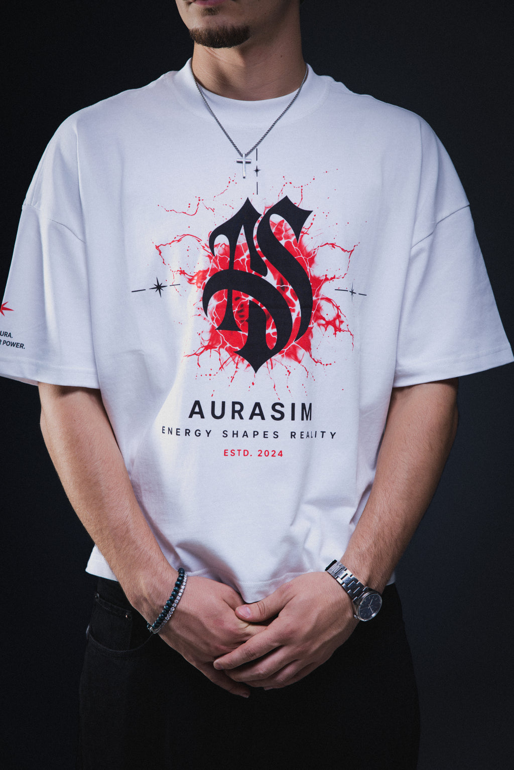 AURA Tee — Red