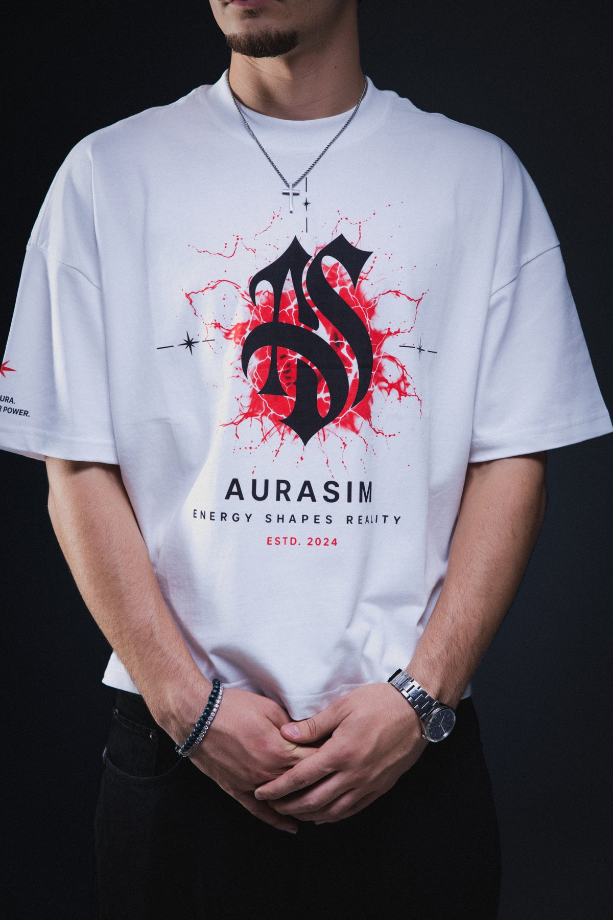 AURA Tee — Red