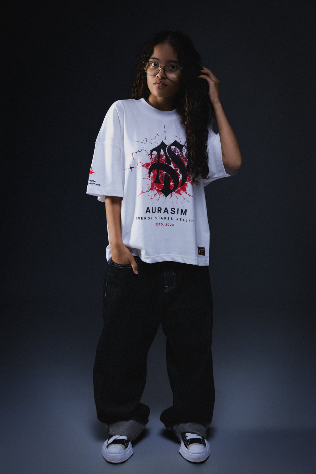AURA Tee — Red