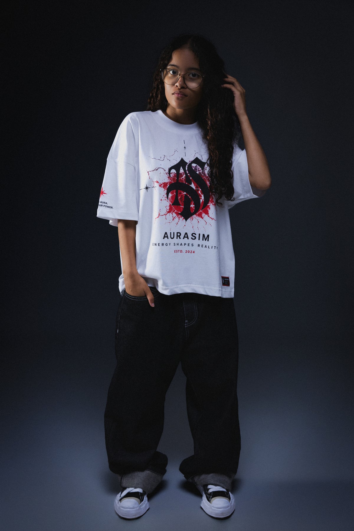 AURA Tee — Red