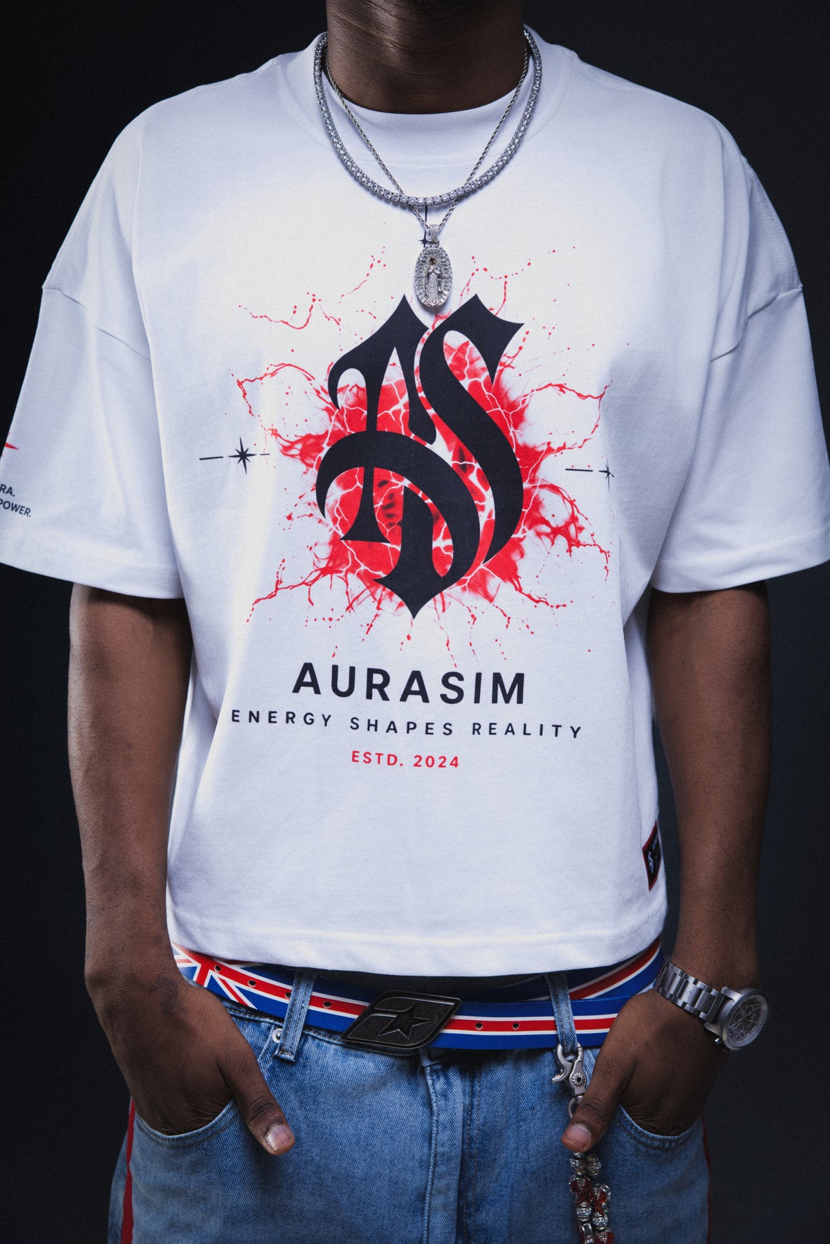 AURA Tee — Red