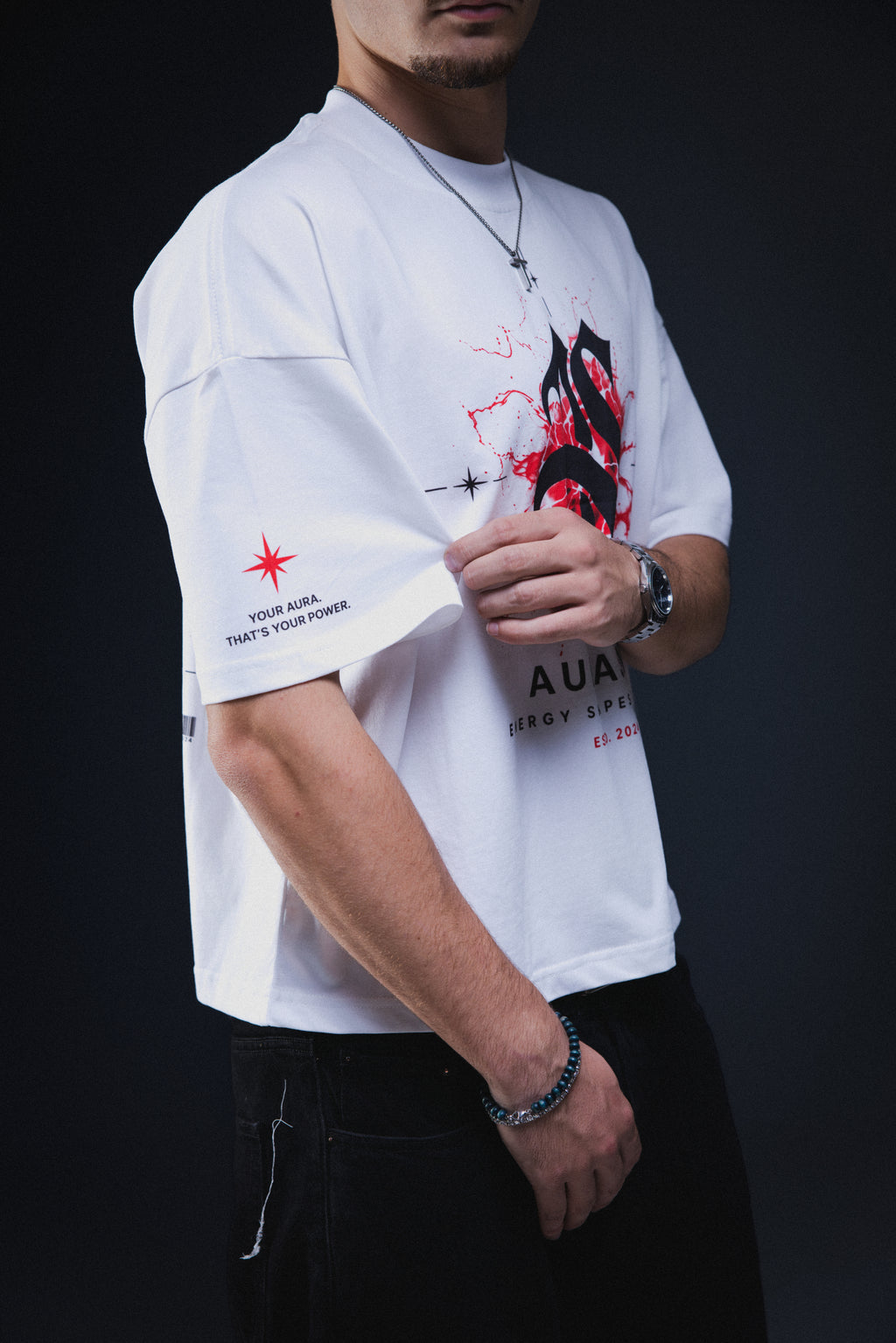 AURA Tee — Red