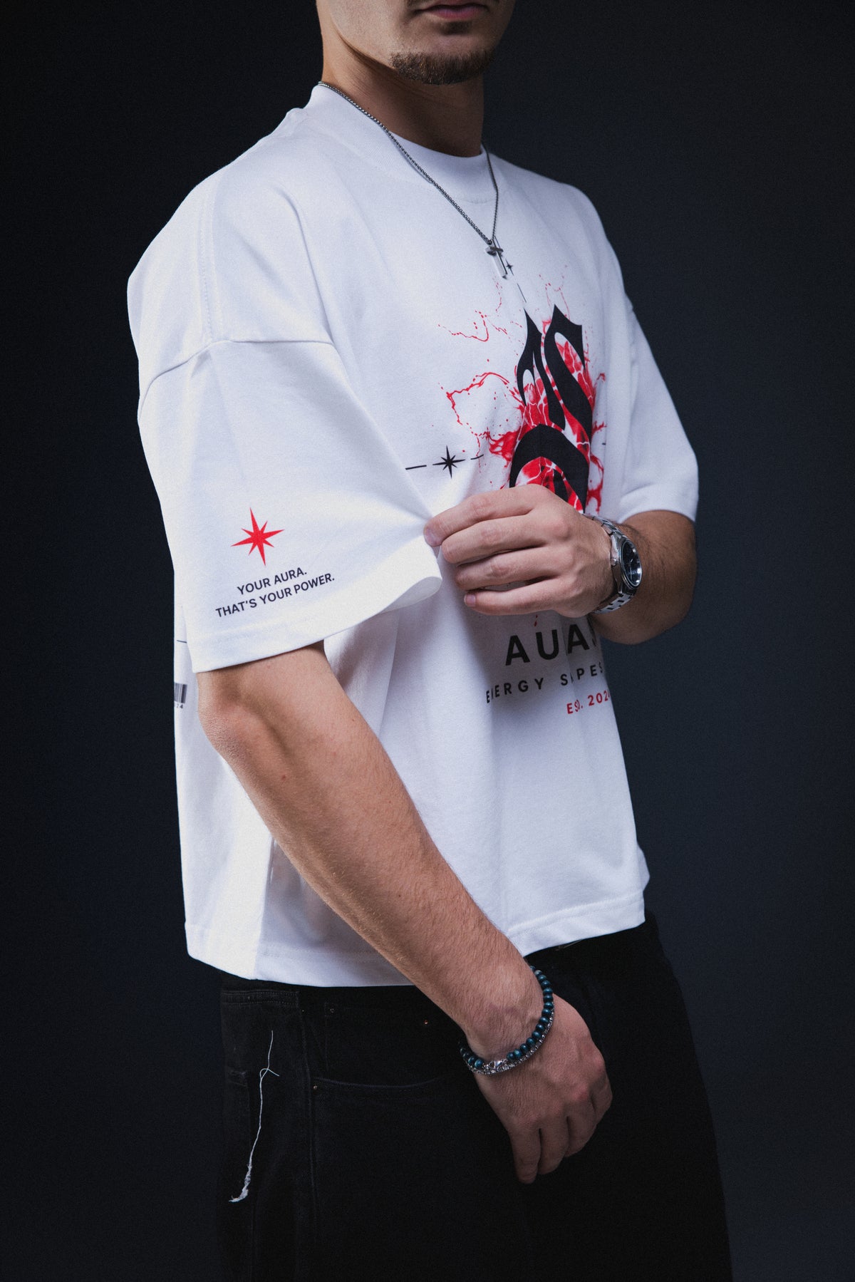 AURA Tee — Red